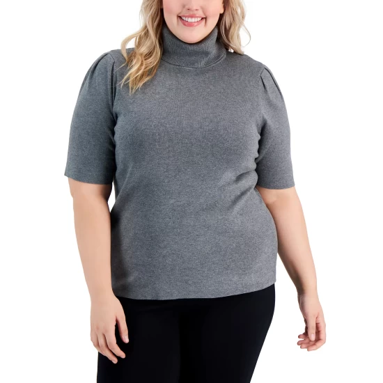 Best Pirce 𧨠Alfani Dolman-Sleeve Top, Created For Macy's Rain Forest Dot Floral π― - Image 2