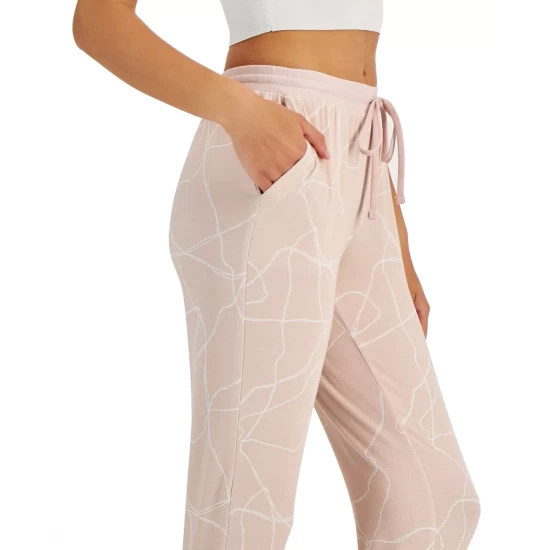 Best Pirce βοΈ Alfani π© Women's Printed French Terry Jogger Pants, Created For Macy's Organic Dot - Gossamer Green π€© - Image 4