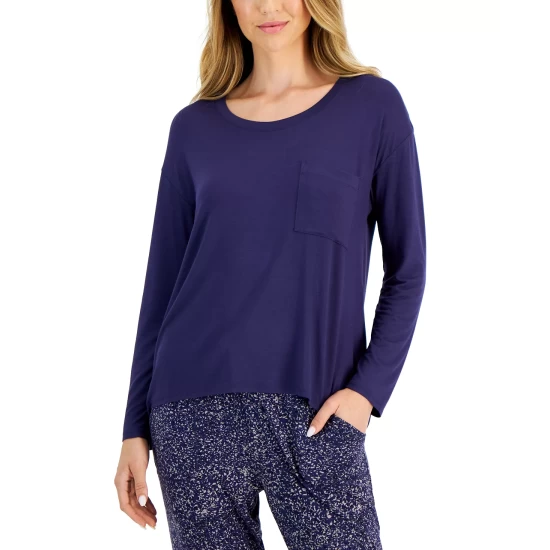 Best Pirce π Alfani π© Women's Side Slit Chemise Nightgown, Created For Macy's Greenblue Slate Ombre π₯°