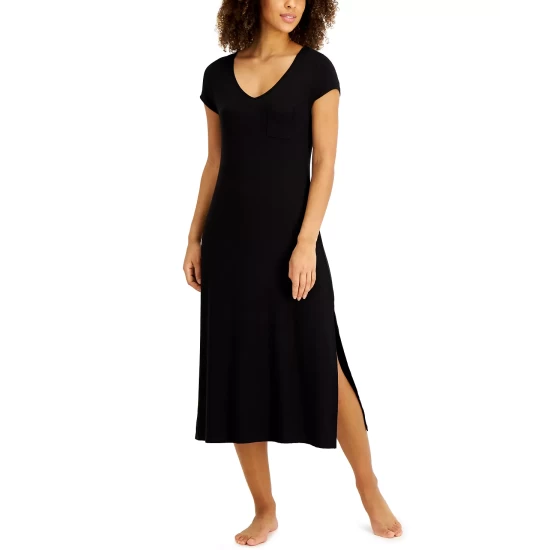 Best Pirce β Alfani π© Women's Pleated Belted Midi π Shirtdress, Created For Macy's Deep Black π - Image 3