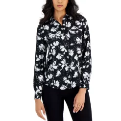 Cheapest β Alfani Men's Pineda Foulard-Print π Shirt, Created For Macy's Black Combo π