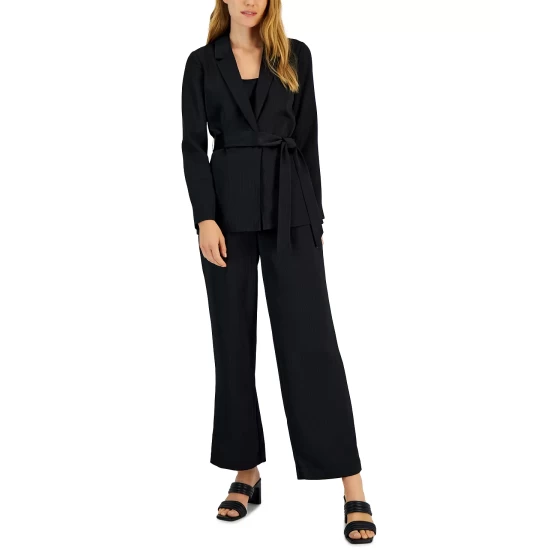 Outlet π Alfani Men's Slim Fit 2-Way Stretch Stain Resistant Geo Print π Dress π Shirt, Created For Macy's Lt Blue White π - Image 3